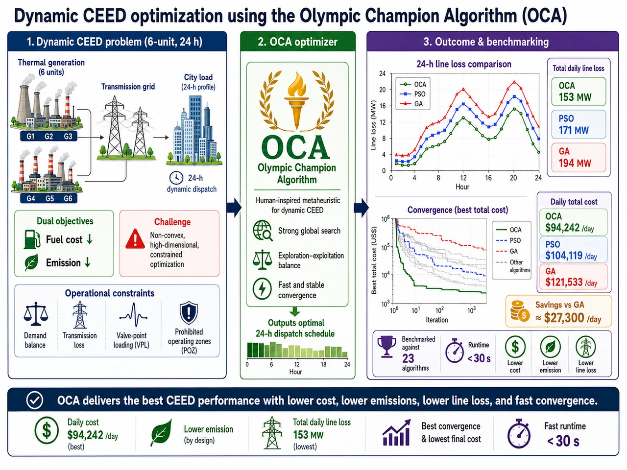 Dynamic combined economic-emission dispatch graphical abstract